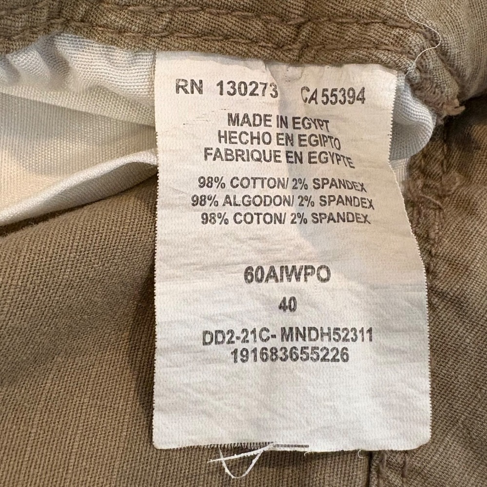 Wrangler Relaxed Fit Cargo Shorts Mens Size 40 Tan Cotton Spandex Pockets Casual - Picture 11 of 12